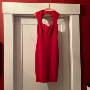 VaVa Voom Siren Red mini dress with keyhole back